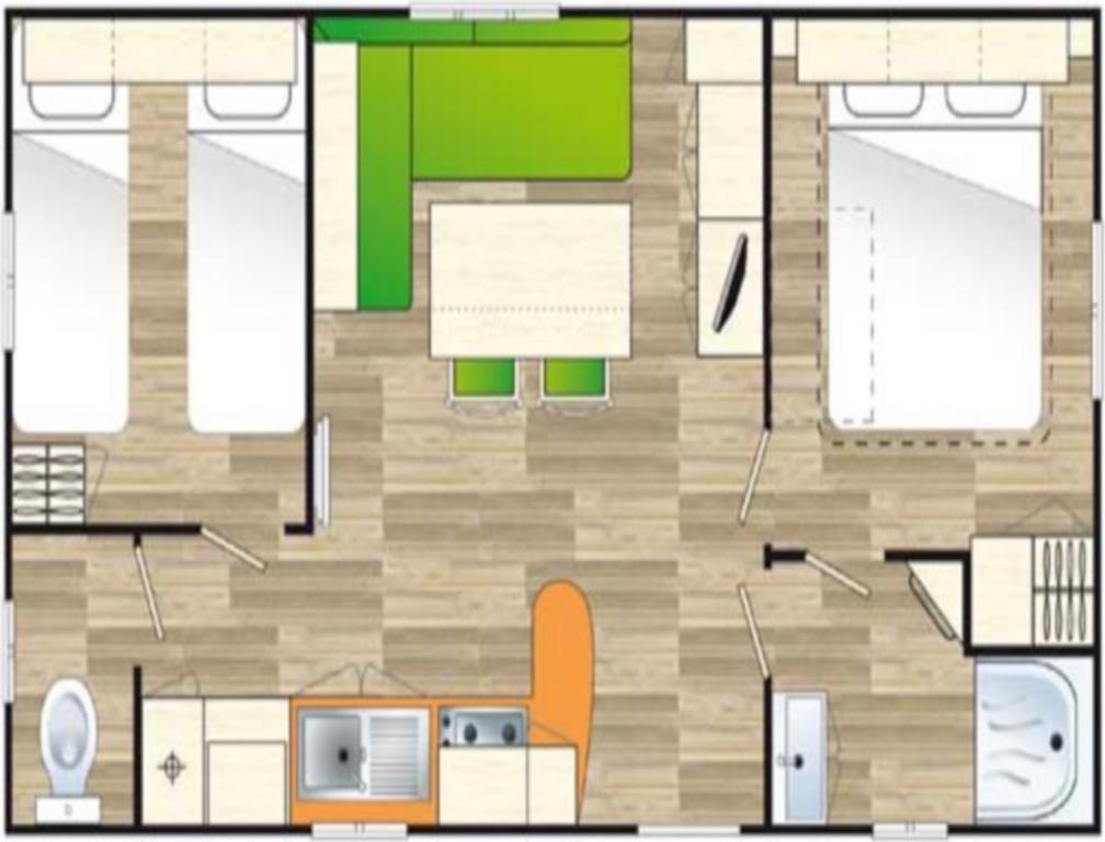 Camping Les Sables Blancs Concarneau Room photo